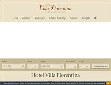 Tablet Screenshot of hotelflorentina.de